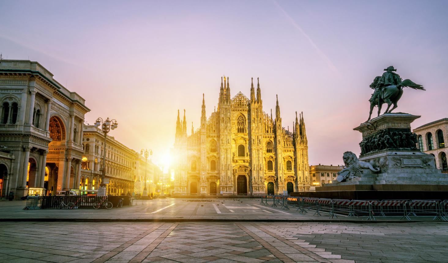 Milan Cathedral in the historic city centre