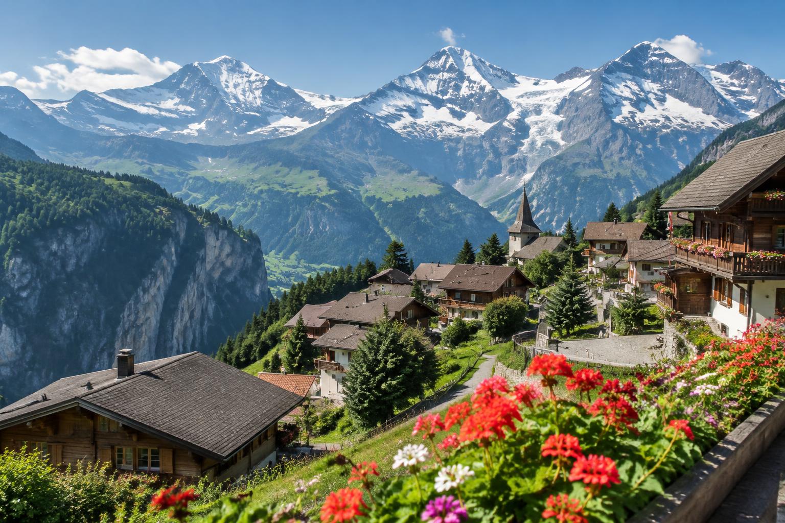 Mürren experience in Switzerland