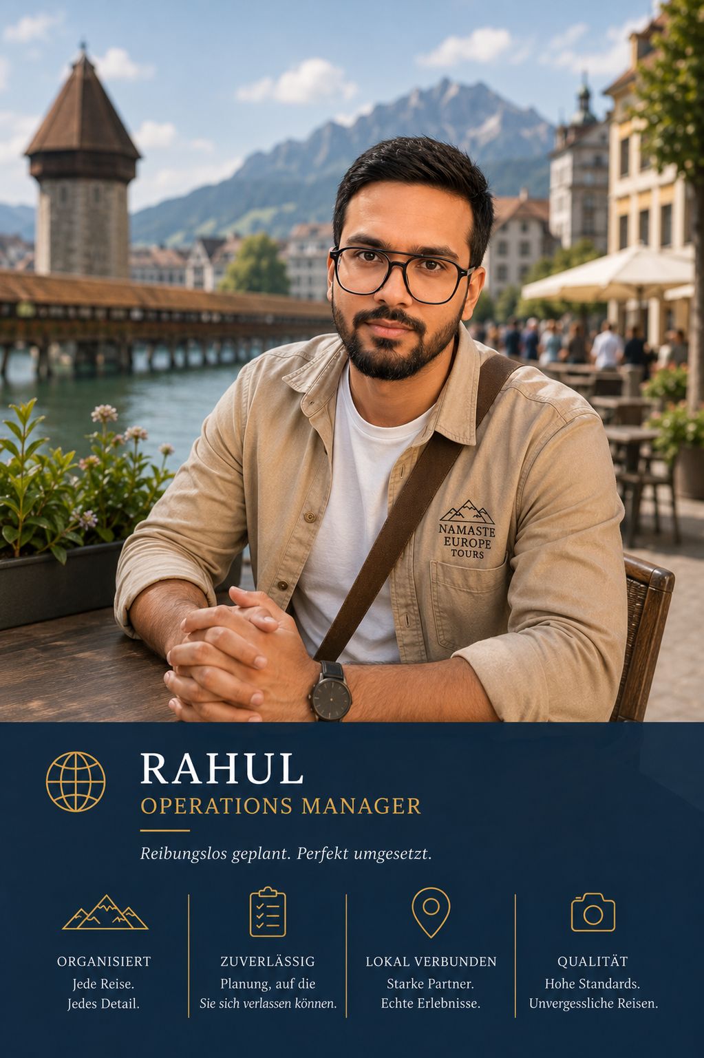 Rahul — Operations Manager at Namaste Europe Tours