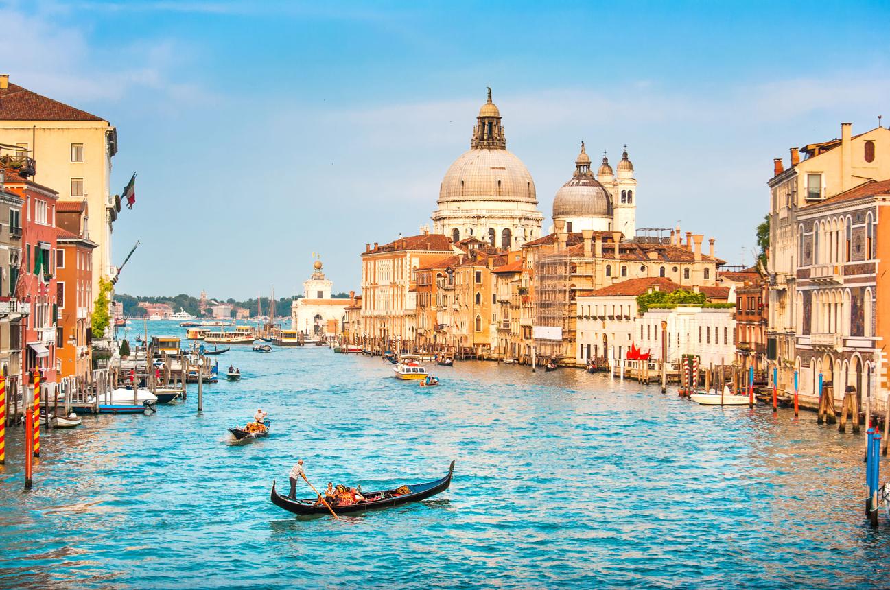 Venice Grand Canal with Santa Maria della Salute